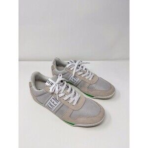 Bikkembergs Mens Shoes Beige Athletic Low Top Sneakers Suede B4BKM0088 US 11.5